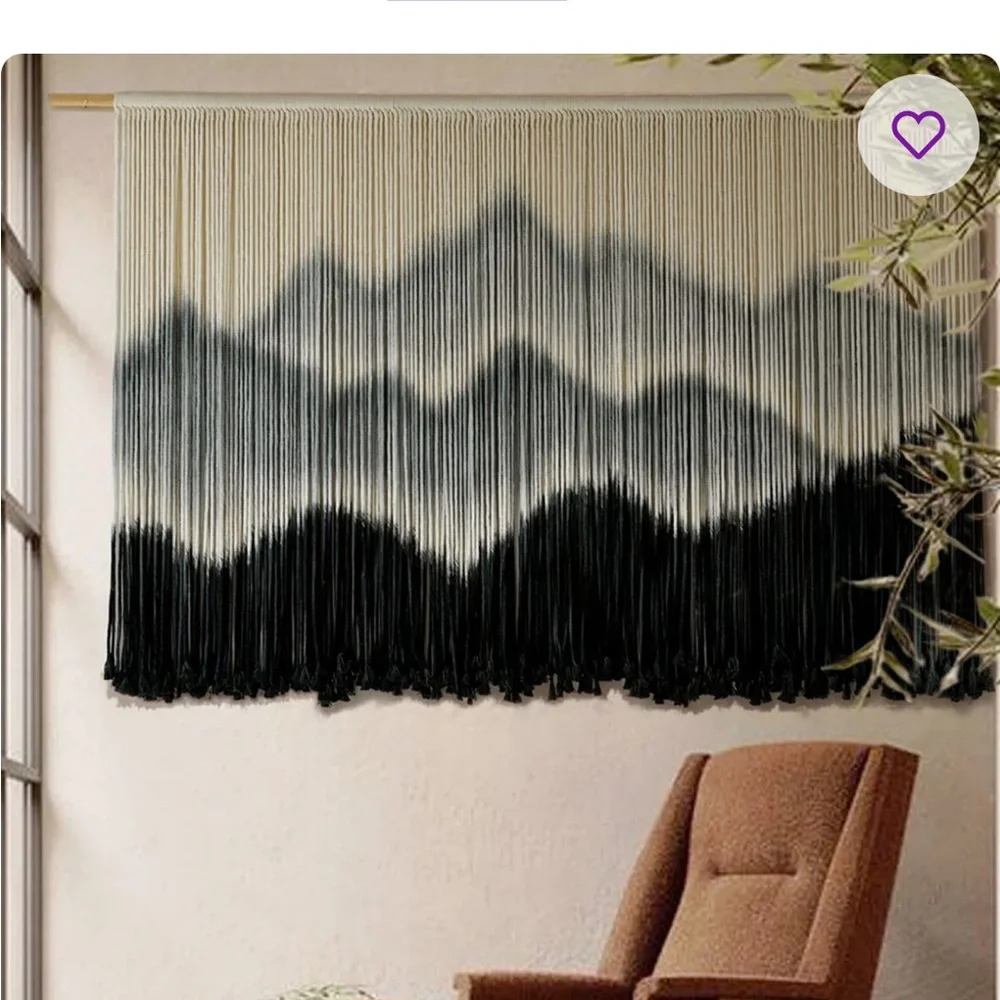 Hanging Denim Color Scheme Tapestry Home Decor Large 57” x 33.5”